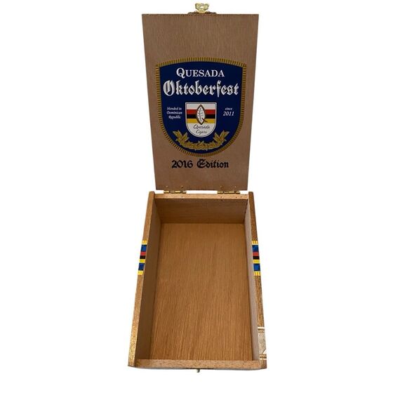 Quesada Oktoberfest 2016 Kaiser Ludwig Empty Cigar Box Storage Collectible - Picture 2 of 14